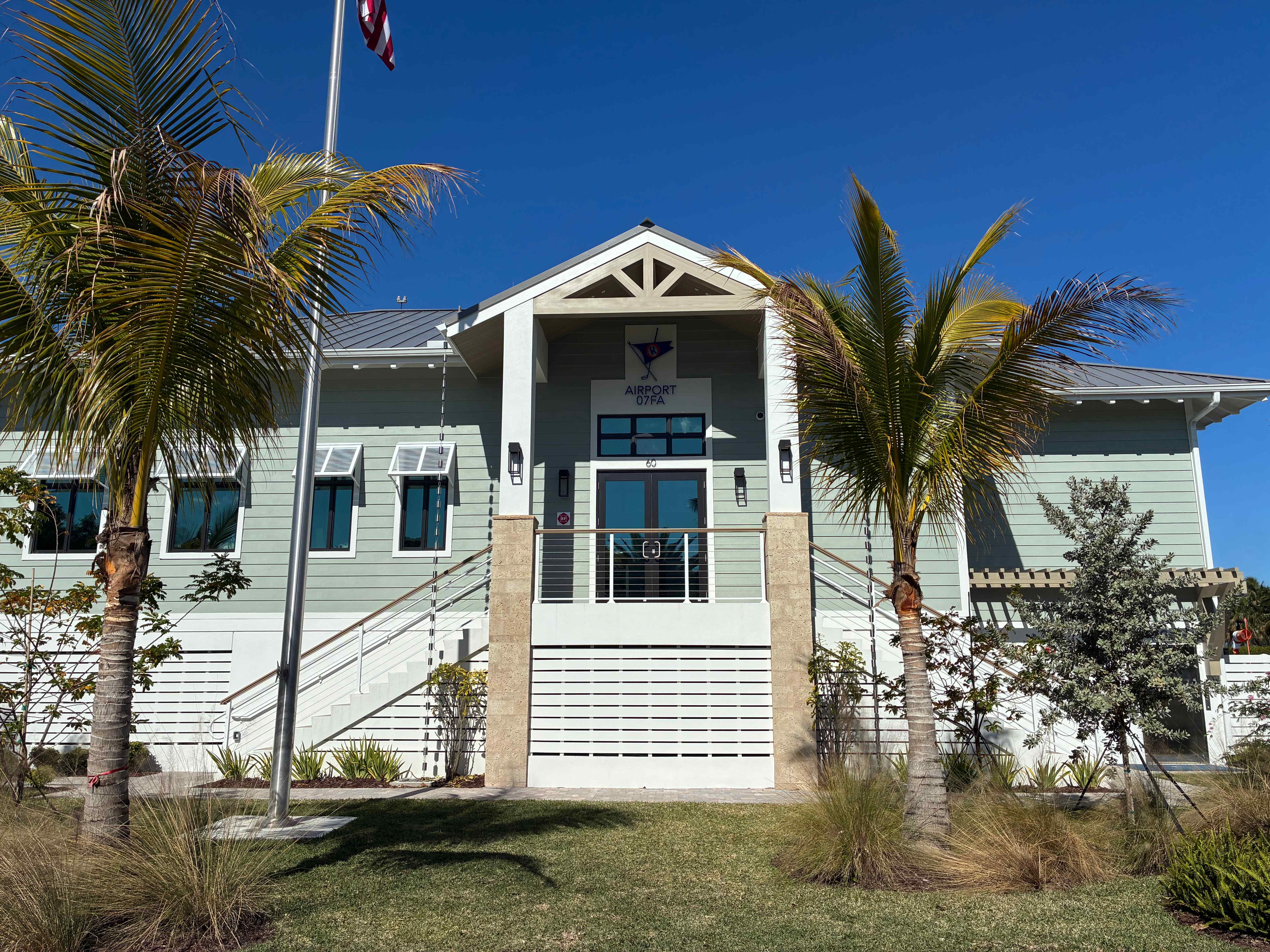 Ocean Reef Club private airport terminal building